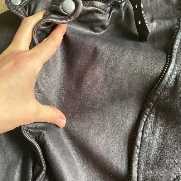 Muubaa Leather Biker Jacket US 2 - Picture 11 of 11